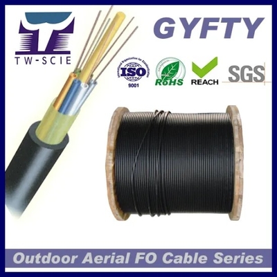 GYFTY-FS Multi Core Outdoor Aerial Glass Yarn สายเคเบิลอีเธอร์เน็ตไฟเบอร์ออปติกหุ้มเกราะ