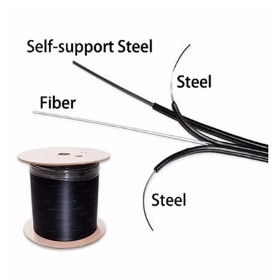 ไฟเบอร์ออปติก 4 คอร์ 2 กิโลเมตร FTTH DROP CABLE