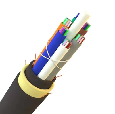 Aerial Mini Adss Cable G652d SM ไฟเบอร์ 6core 8core 12core 24core Asu ไฟเบอร์ออปติก