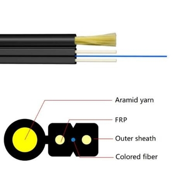 สาย FTTH Drop Cable 1fo G657A สายไฟเบอร์ออปติก