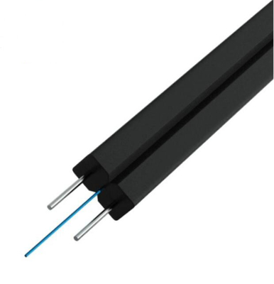 4 เอก Flat Self Supporting FTTH Outdoor Drop สายไฟเบอร์ออปติก ไกฟ์ซ์ต์บาย