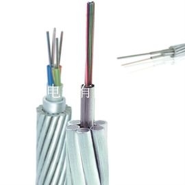 หุ้มอลูมิเนียมสแตนเลส Optical Composite Overhead Ground Wire Cable 72core OPGW