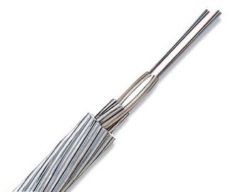 หุ้มอลูมิเนียมสแตนเลส Optical Composite Overhead Ground Wire Cable 72core OPGW