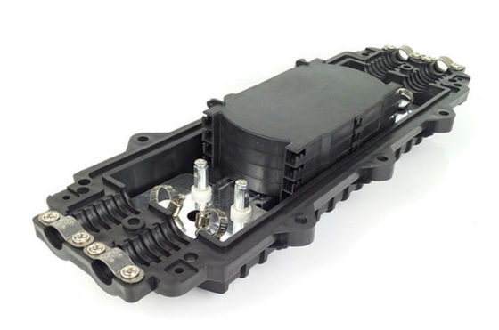 36 แกนสายเคเบิลใยแก้วนำแสงร่วมปิดประเภทแนวนอนสีดำ