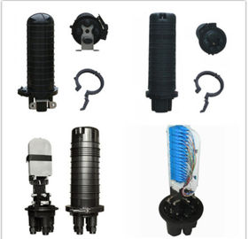 ความจุอุปกรณ์ประเภทโดม 144 แกนไฟเบอร์กลางแจ้ง Joint Closure Duct Mounting ISO Approved
