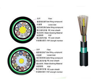 สายเคเบิล ADSS ทางอากาศที่รองรับตัวเองของ OEM, สายเคเบิลหุ้มเกราะแบบยืดหยุ่นโครงสร้างกะทัดรัด