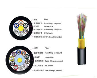 สายเคเบิล ADSS ทางอากาศที่รองรับตัวเองของ OEM, สายเคเบิลหุ้มเกราะแบบยืดหยุ่นโครงสร้างกะทัดรัด