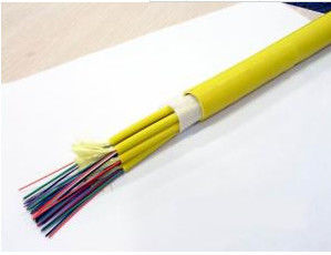 สายไฟเบอร์ออปติก FRP Shielded สายเคเบิล FTTH Drop ง่ายต่อการติดตั้งสายเคเบิล inddor
