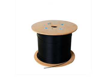 แจ็คเก็ต LSZH / PVC 1 2 4 แกนโหมดเดี่ยว FRP Strength GJXFH Flex สายเคเบิลไฟเบอร์ออปติก FTTH ที่ทนทาน