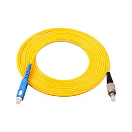 SC -LC Patch Cord , Fiber Patch Cables เส้นผ่านศูนย์กลาง 2.00 มม. PVCmaterial High Concentricity factory