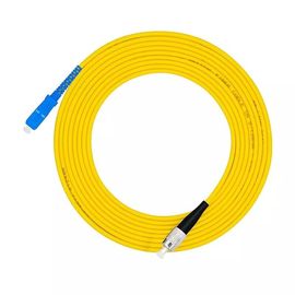 FC UPC ถึง SC UPC Simplex 3.0 มม. พีวีซีเดี่ยวสายเคเบิลไฟเบอร์แพทช์แพทช์, สายจัมเปอร์ไฟเบอร์แพทช์