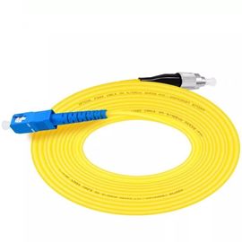 FC UPC ถึง SC UPC Simplex 3.0 มม. พีวีซีเดี่ยวสายเคเบิลไฟเบอร์แพทช์แพทช์, สายจัมเปอร์ไฟเบอร์แพทช์