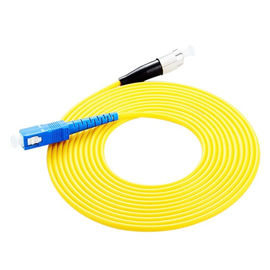 FC UPC ถึง SC UPC Simplex 3.0 มม. พีวีซีเดี่ยวสายเคเบิลไฟเบอร์แพทช์แพทช์, สายจัมเปอร์ไฟเบอร์แพทช์