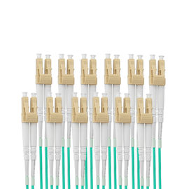 1 ชิ้น MPO-LC 24 Core MPO OM3 สายแพทช์ไฟเบอร์ออปติก 3M Multimode Connector