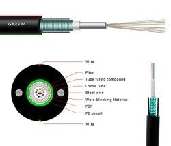 ราคาที่ดีสำหรับ 216 Core Single mode Outdoor Rated Fiber Optic Cable, Armored Om3 Fiber Optic Cable Gyts