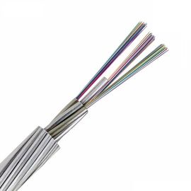 สายเคเบิลไฟเบอร์ออปติก OPGW โหมดเดียวตีเกลียว ACS 3 ชั้น