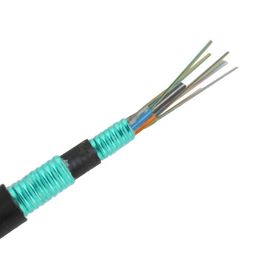 GYTS53 2-288 สายเคเบิลไฟเบอร์ออปติกหุ้มเกราะหุ้มเกราะกลางแจ้งฝังโดยตรง Stranded Loose Tube