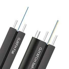 FTTH สายเคเบิลวางในร่มกลางแจ้ง GJYXCH / GJYXFCH สายเคเบิลไฟเบอร์ออปติกสำหรับเครือข่ายในบ้าน