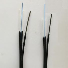 แจ็คเก็ต LSZH/PVC กันน้ำน้ำหนักเบา FTTH Network Indoor Drop Cable