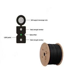 FTTH สายเคเบิลวางในร่มกลางแจ้ง GJYXCH / GJYXFCH สายเคเบิลไฟเบอร์ออปติกสำหรับเครือข่ายในบ้าน