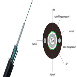 GYXTW Single Mode Central Loose Tube สายอากาศกลางแจ้งและท่อ 6f ไฟเบอร์ออปติก