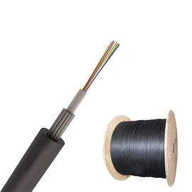 OEM GYXTY 8 Core Central Loose Tube PE เปลือกนอกสายไฟเบอร์ออปติกกลางแจ้งและท่ออากาศ SM