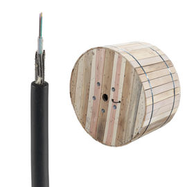 China GYXTY G652D Central Loose Tube สายเคเบิลใยแก้วนำแสงกลางอากาศและท่อ 24 แกน