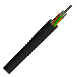 All Dielectric Loose Tube FRP 12 Core Fiber Optic Cable GYFTY กับเส้นอารามิด PE/LSZH ภายนอก