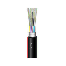 Loose Tube Stranded GYTA Outdoor Aerial and Duct 12 Core Single Mode สายเคเบิลใยแก้วนำแสงของจีน