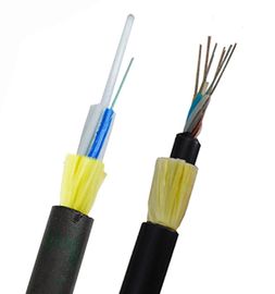 Outdoor Aerial ADSS 8 Core สายเคเบิลไฟเบอร์ออปติกที่รองรับตัวเองทั้งหมดไดอิเล็กทริก