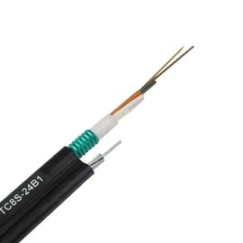 สายเคเบิลไฟเบอร์ออปติกกลางแจ้ง GYTC8S แบบมัลติโหมด 6 แกน