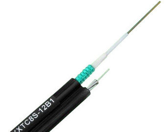 ท่อหลวมควั่น GYXTC8S 2 Core กลางแจ้งสายเคเบิลโทรคมนาคมทางอากาศ