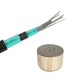 GYTS53 2-288 สายเคเบิลไฟเบอร์ออปติกหุ้มเกราะหุ้มเกราะกลางแจ้งฝังโดยตรง Stranded Loose Tube