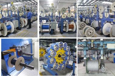 Steel Stranded รูปที่ 8 สายเคเบิลใยแก้วนำแสงกลางแจ้งหุ้มเกราะ Gyxtc8a Gyxtc8s
