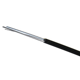 FTTH Drop Cable 1 2 4 Core LSZH Sheath Bow ประเภทไฟเบอร์ออปติกในเครือข่ายคอมพิวเตอร์