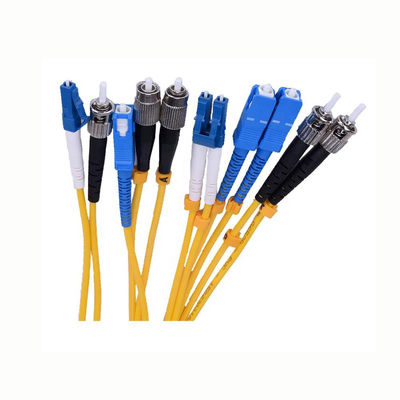 LC Pigtails ไฟเบอร์ออปติก แพทช์เคเบิลสําหรับความเร็ว Data Transfer Solution