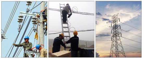 ADSS 144 Core อโลหะ FRP สายเคเบิลใยแก้วนำแสงที่รองรับตัวเองทั้งหมดไดอิเล็กทริก