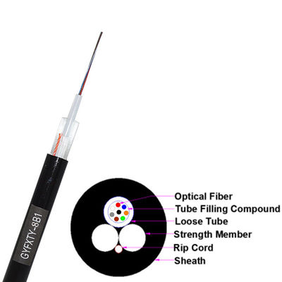 สายใยแก้วนำแสงไฟเบอร์อีเธอร์เน็ตไฟเบอร์ GYFTY-FS RFP สมาชิกระดับกลาง