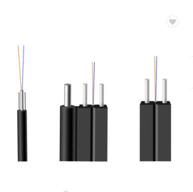 G657A1 G657A2 สายไฟเบอร์ออปติก FTTH แบบแบนสำหรับการสื่อสาร