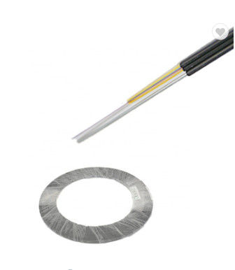 Single Mode Drop Wire ไฟเบอร์ออปติก 2 คอร์กลางแจ้งรองรับตัวเองติดตั้งง่าย