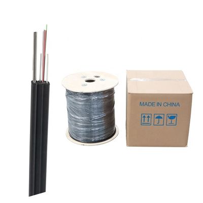 2 Core G657A1 ไฟเบอร์ GJYXCH GJYXFCH สายเคเบิลวาง FTTH กลางแจ้ง