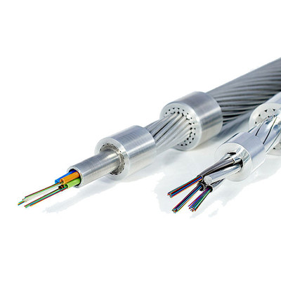 สายเคเบิลไฟเบอร์ออปติก OPGW แบบพรีฟอร์ม 2-42 คอร์สำหรับการสื่อสาร