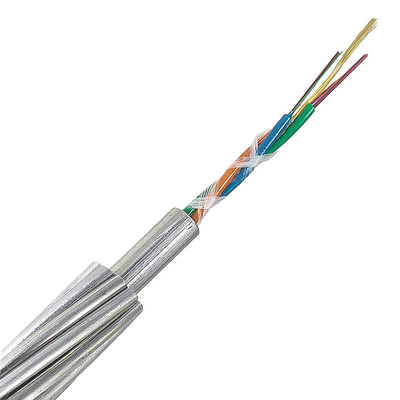 สายเคเบิลไฟเบอร์ออปติก OPGW แบบพรีฟอร์ม 2-42 คอร์สำหรับการสื่อสาร